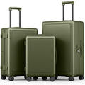 Luggage Sets 3 Piece with SpinnerWheels, Carry On Luggage 20In with PCHardshell, Lightweight Suitcase Set with TSALock and Pressure-resistant Frame, 20/24/28Inch PF003